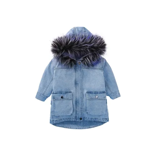 Aisina Хлопковый пуховик для детей 3-7 лет