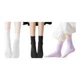 [3 упаковки] Черный + Белый + Фиолетовый