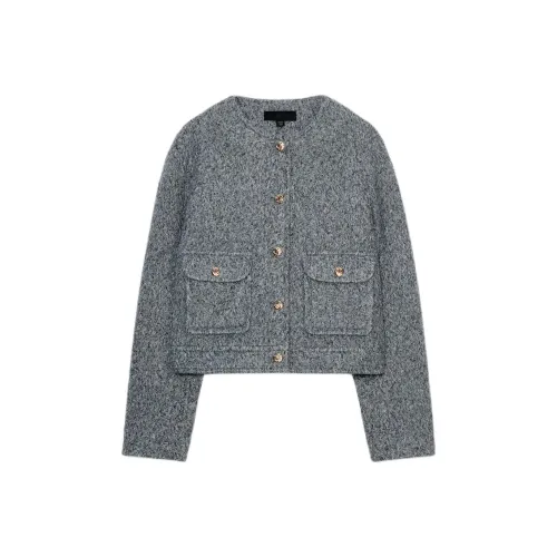 ZARA Collaboration Серые Женские Куртки