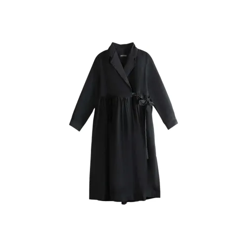 CASEY CASEY Длинное платье с длинными рукавами женское