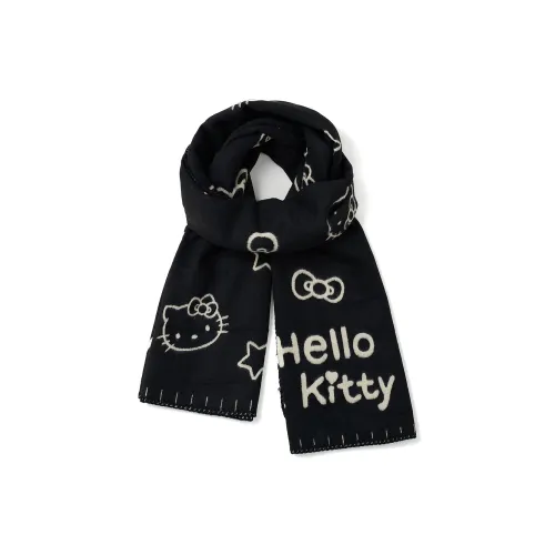 Sanrio Hello Kitty Полиэстер Трикотажные Шарфы Женские
