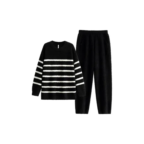 YUENEI 34200 Повседневный Черный Мужской Пижамный Комплект