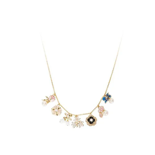 Британский музей Золото-покрытое медное ожерелье женское