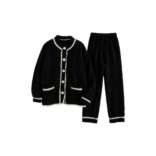 O'MESIK Черный Женский Пижамный Комплект