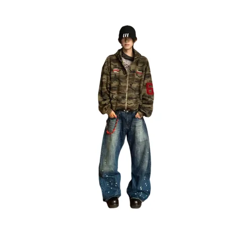 Clog Heel Камуфляж Унисекс Свитшоты