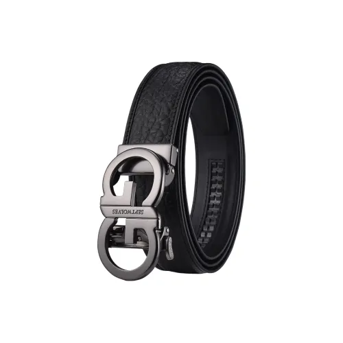 SEPTWOLVES Ремни из коровьей кожи Мужской Ширина 3,45 см