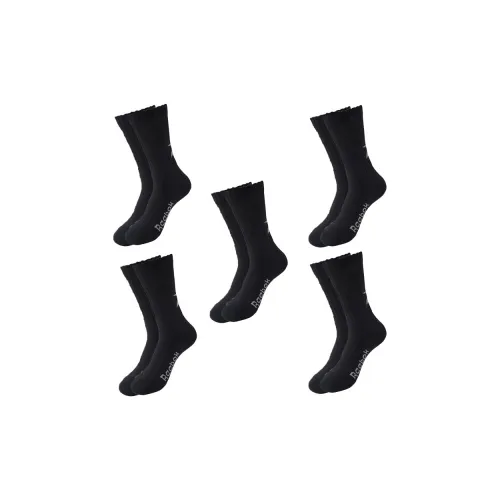 REEBOK [5 пар] Черные мужские носки MID до икры