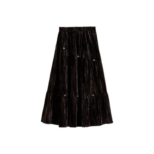 SLLSKY Повседневная длинная юбка для женщин