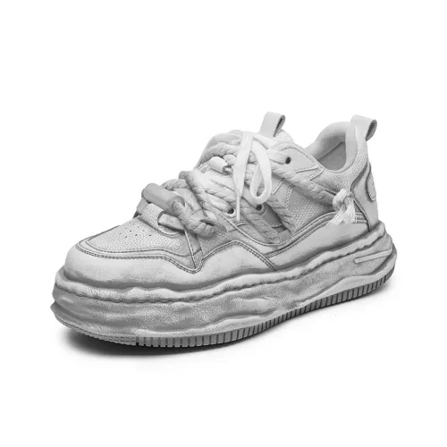 Lanza Скейтборд Кроссовки Низкие Top Потертый Белый Унисекс