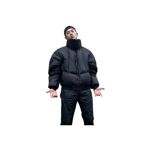 CARE NOTE Черный Унисекс Пуховики