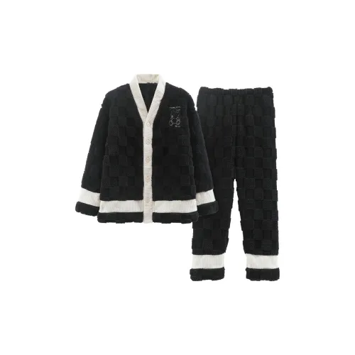 MADALLO Черный Мужской Пижамный Комплект