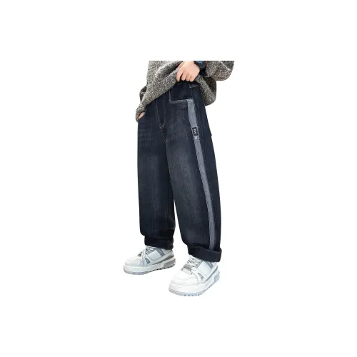 T.MOO Черные Джинсы для школьного возраста