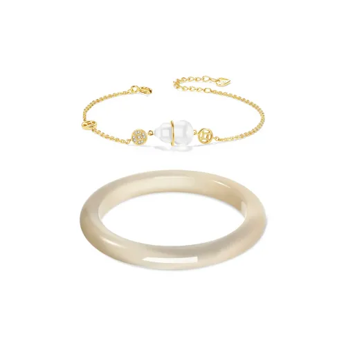 PUTUOSHANWENCHUANG Стекло Кошачий глаз Нефритовые браслеты Женские