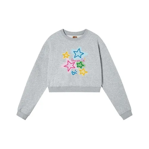 CCAABB Серый Унисекс Свитшоты