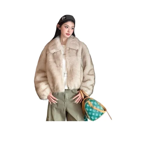 Gentle Welcome Молочно-чайный Бежевый Женское Пальто