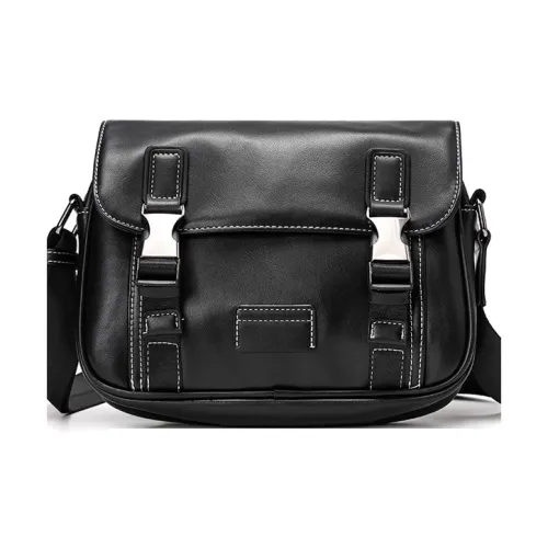 VIHUS ПУ (полиуретан) Сумка через плечо Стандартная Мужская Черная