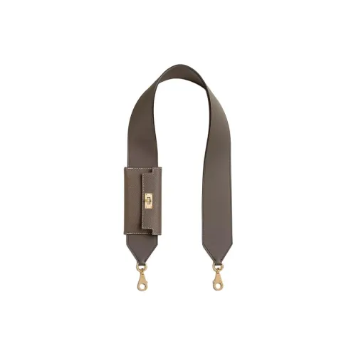 HERMES Kelly Pocket Swift Epsom Телячья кожа Сумка Ремень Женские Оловянно-серый Towing