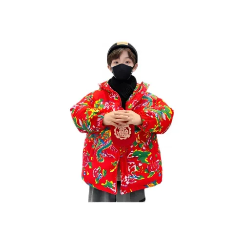 ZHIO Красный Школьный возраст Утеплённые куртки