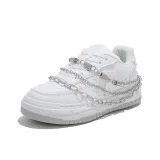 Белый, подпружиненный, пряжка