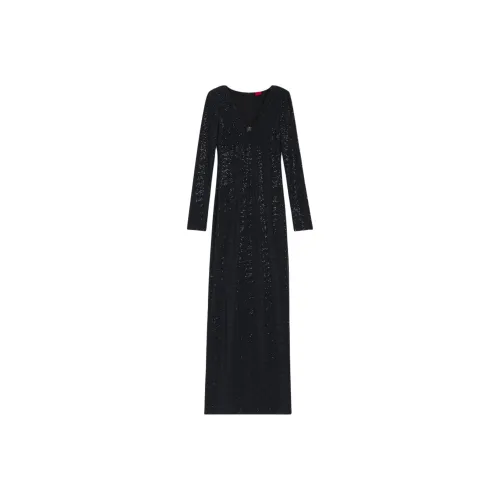 Hugo Boss Длинное платье с длинными рукавами женское