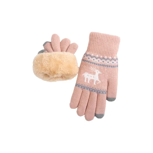 Ai Jiawei Deer Сенсорный экран Термические На открытом воздухе Велосипедные лыжные вязаные перчатки Унисекс