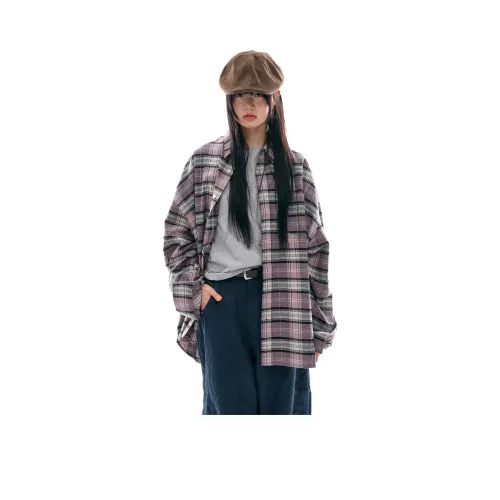 Raucohouse Кирпично-красный Унисекс Рубашки