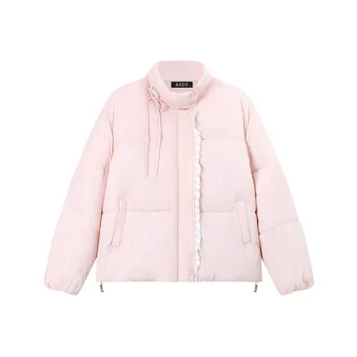 AHDO Розовый Женский Пуховик
