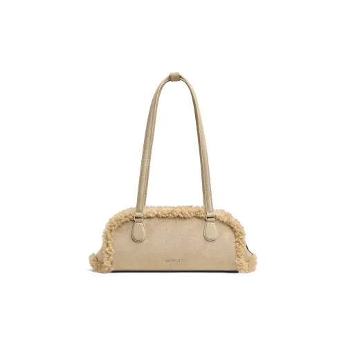 CHARLES KEITH Сумка через плечо из синтетической кожи среднего размера женская цвет мускатного ореха бежевый кардамоновый серия Rice