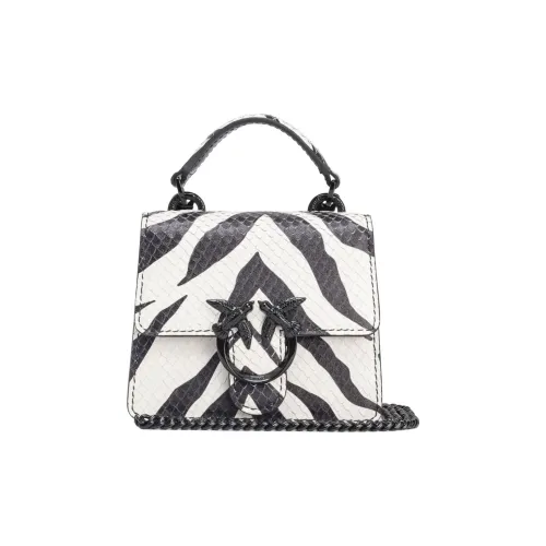 PINKO Коровья кожа Сумка Женская Черный Белый