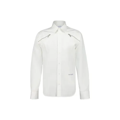Off Белый Мужская Рубашка