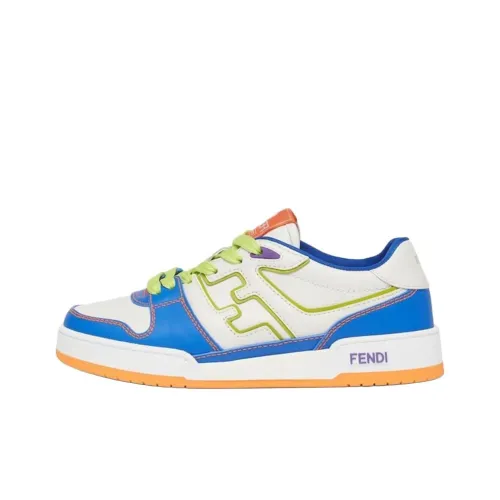 FENDI Match Low Топ Скейтборд Кроссовки Женские Синие