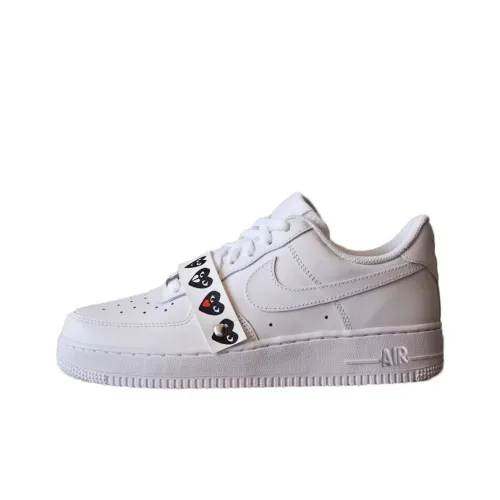 Nike Air Force 1 Low Амортизация Износостойкий Низкий Топ Скейтборд Кроссовки Унисекс Белый
