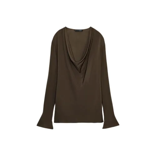 ZARA ZW Series Сигарные Женские Рубашки