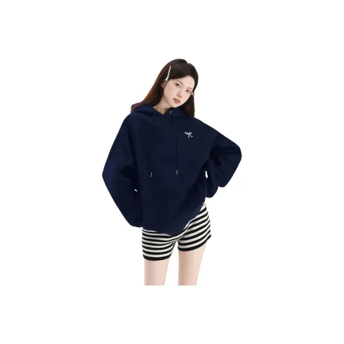 Bejirog Свитшот Женский Темно-синий