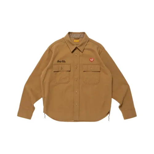 HUMAN MADE FW25 Унисекс Рубашки