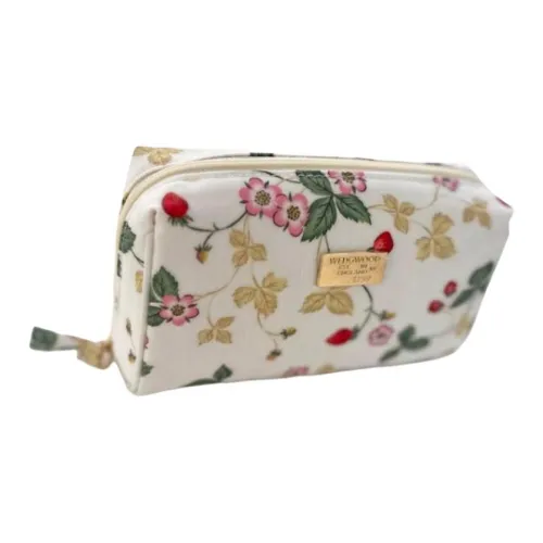 WEDGWOOD Хлопок Путешествие Сумка для хранения Женская Дикий Клубничный Белый