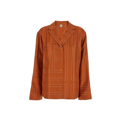 TOTEME Коричневые Женские Рубашки