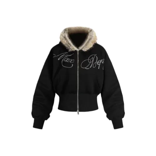 Wang Leshi Черный Женский Свитшот