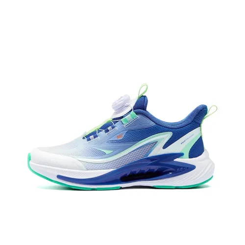 361°KIDS Беговые кроссовки Low Топ Земля Синий 361 градус Белый Фрукты Овощной Зеленый Школьный возраст