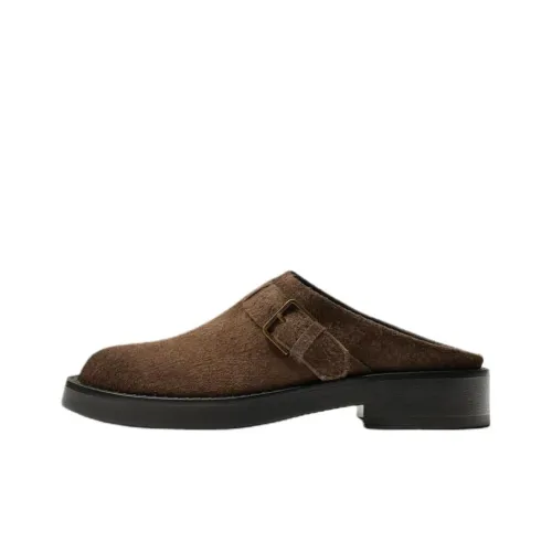 ZARA Устойчивые к истиранию Домашние тапочки Мужские Коричневые