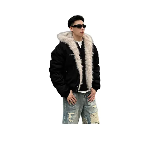 PODGORNOI Черный С подарками Съемный Металл Логотип Мужской Пуховик