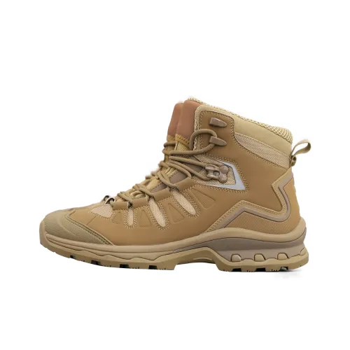 Jihua Slip-resistant Abrasion-resistant Waterproof High Top Mountaineering Shoes Men's