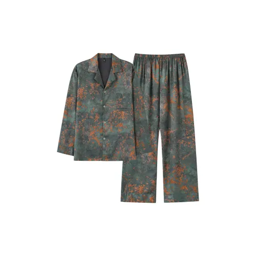 MADALLO Зеленый Мужской Пижамный Комплект