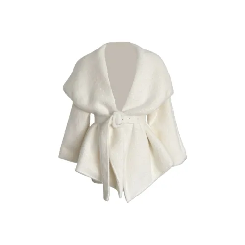 YGPRW Молоко Белый Женский Пальто