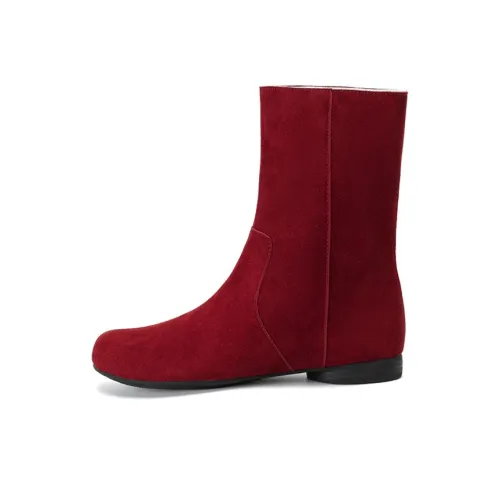 STARRO Флоковые ботинки-ботильоны женские 2 см