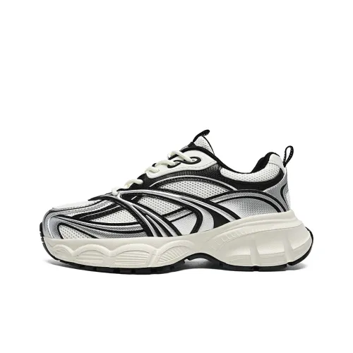 ZHR Silver Moon Амортизация And Дышащий Низкий Топ Толстая Подошва Кроссовки Женские