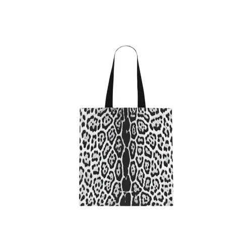 SAINT LAURENT Хлопок Тоут Сумка Сумка для покупок Сумка Мужская Черная Белая