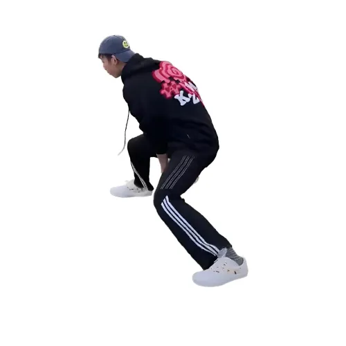 SKBO Черные Унисекс Повседневные Штаны