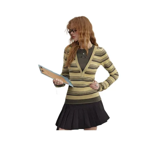 UNIFREE Желтый Женский Трикотаж