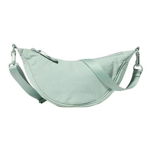 UNIQLO Нейлоновая сумка через плечо мини женская зеленая